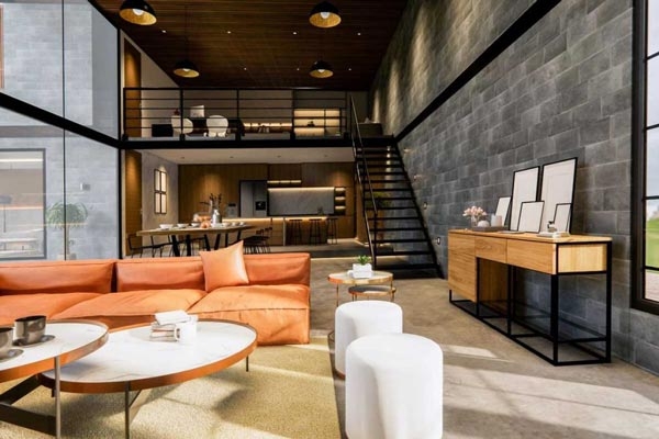 طراحی داخلی خانههای دوبلکس و نیمطبقه از روی پلان